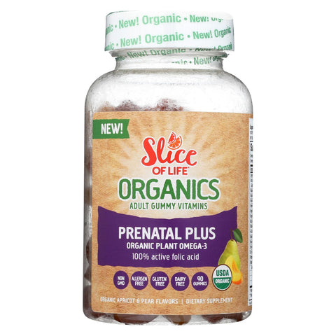 Slice Of Life Organics Prenatal Plus - Organic - 90 Count